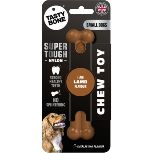 TastyBone Super Tough Chew Toy, Lamb Flavour, Small Dogs