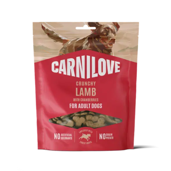 Carnilove lamb with cranberries crunchy dog treats - 200g