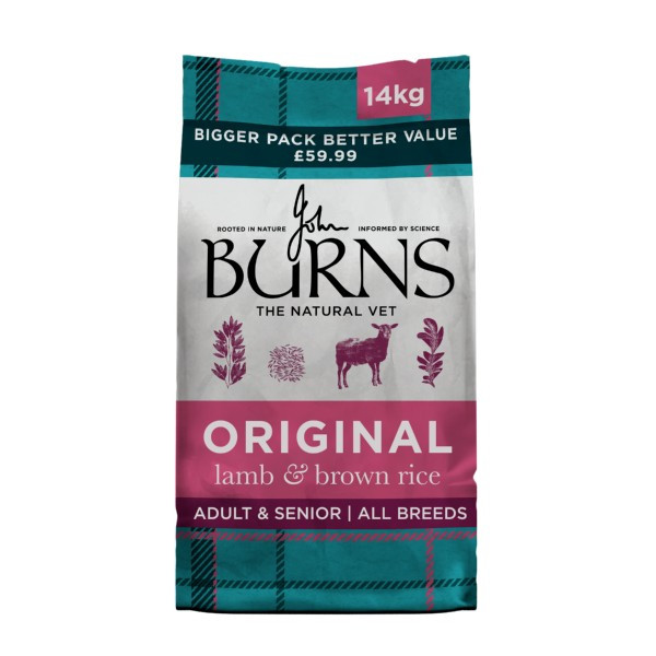 Burns Original Lamb & Brown Rice - 14KG