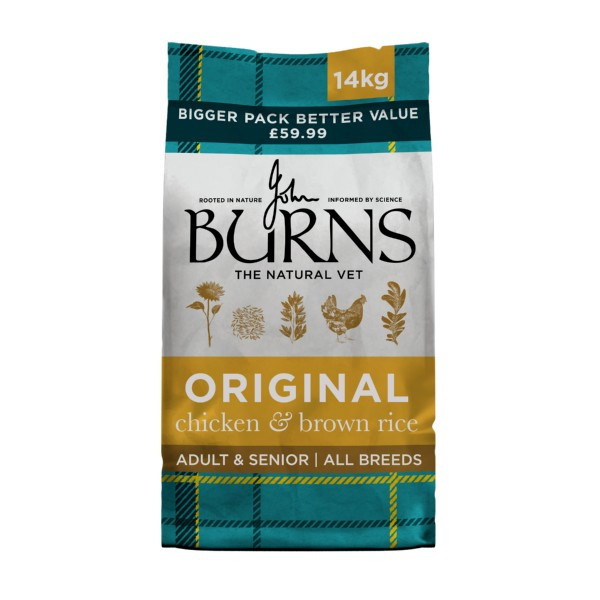 Burns Original Chicken & Brown Rice - 14KG