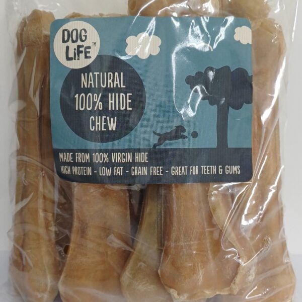 Dog Life 6.5" 100% Hide Chew - 10 pack