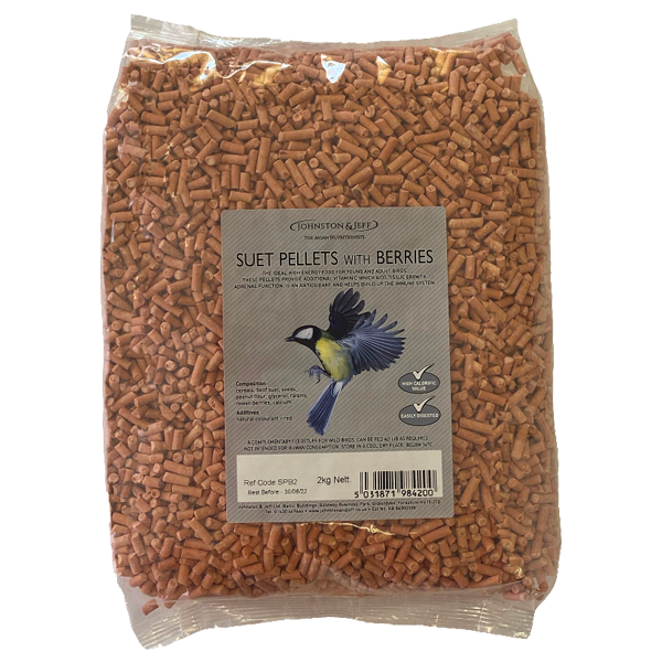 Johnston & Jeff Suet Pellets With Berries - 2KG