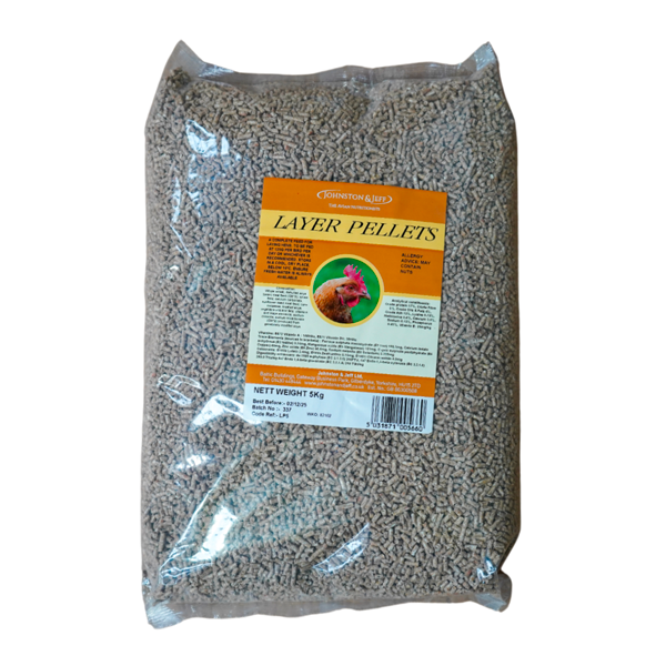 Johnston & Jeff Layer Pellets - 5KG