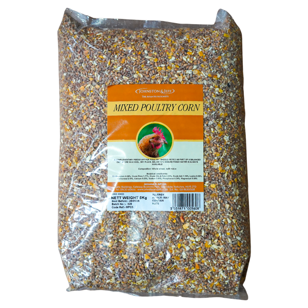 Johnston & Jeff Mixed Poultry Corn - 5KG