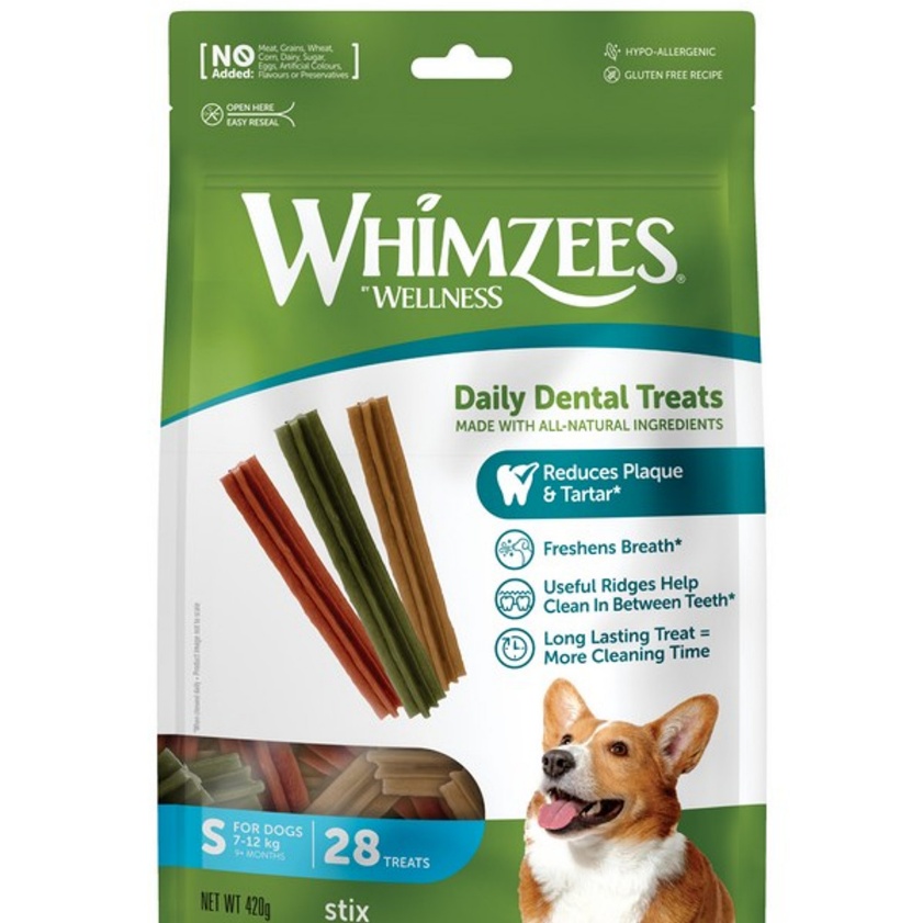 Whimzees - Stix - Small (7 - 12KG) - 28 pack