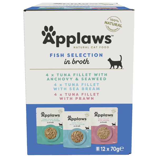 Applaws - Fish Selection in Broth - 12 x 70g