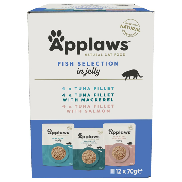 Applaws - Fish Selection in Jelly - 12 x 70g