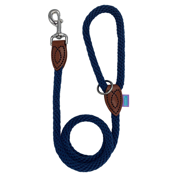 Dog & Co Soft Touch Rope Trigger Lead Navy Blue
