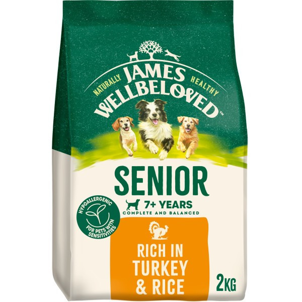 James Wellbeloved Senior Rich In Turkey & Rice - 2kg