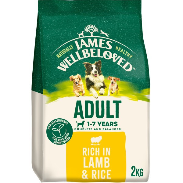 James Wellbeloved Adult Rich In Lamb & Rice - 2kg