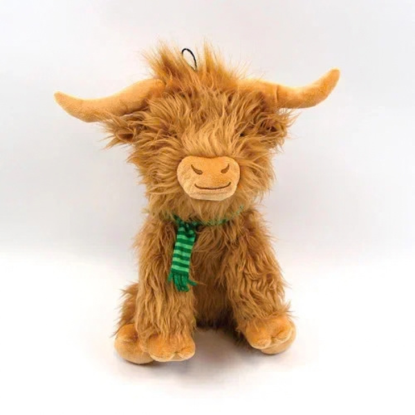 Happy Pet - Jumbo Highland Cow Dog Toy